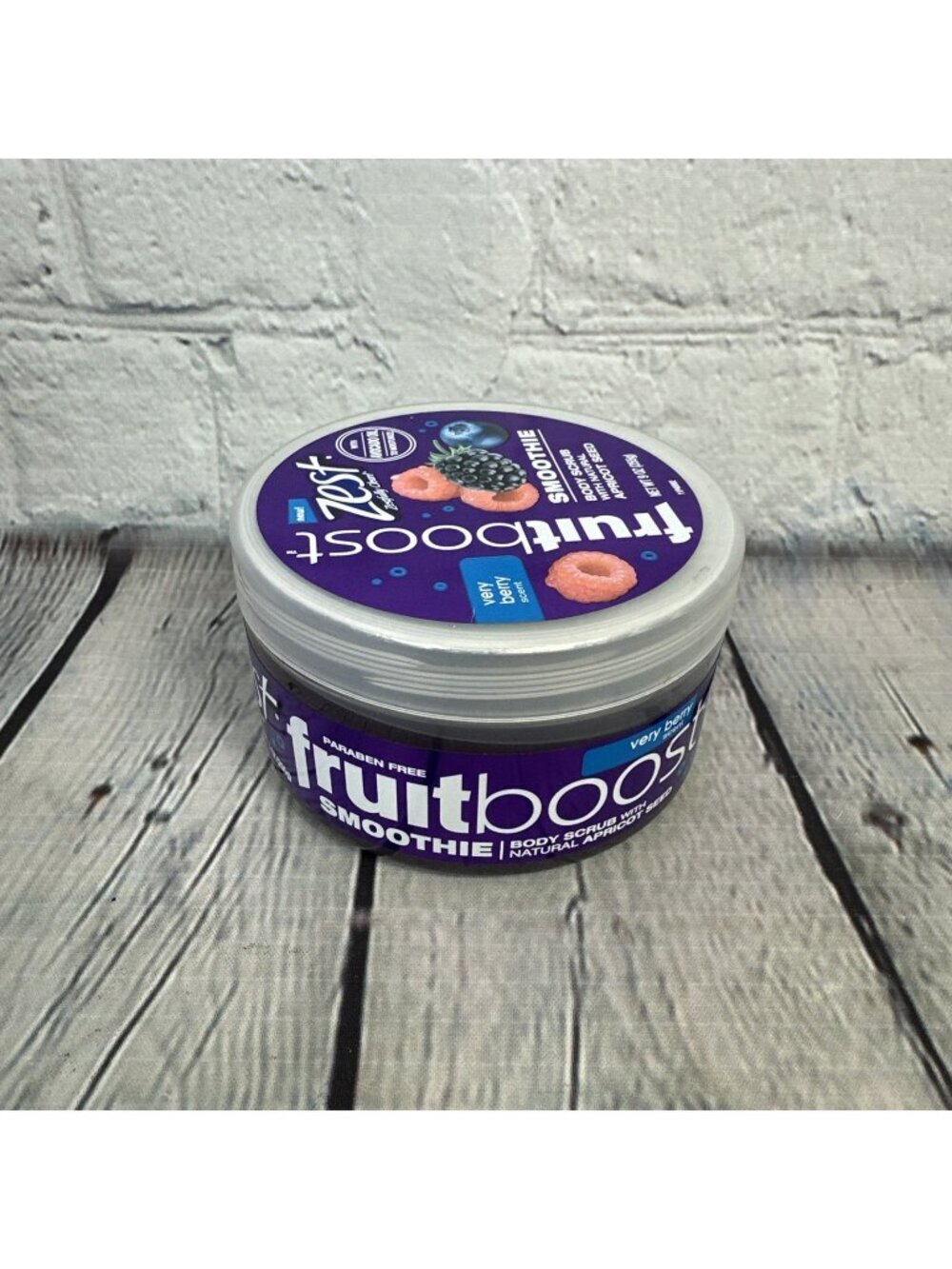 Zest Fruit Boost Fruitboost Body Scrub Smoothie Very Berry 9 Oz Sealed